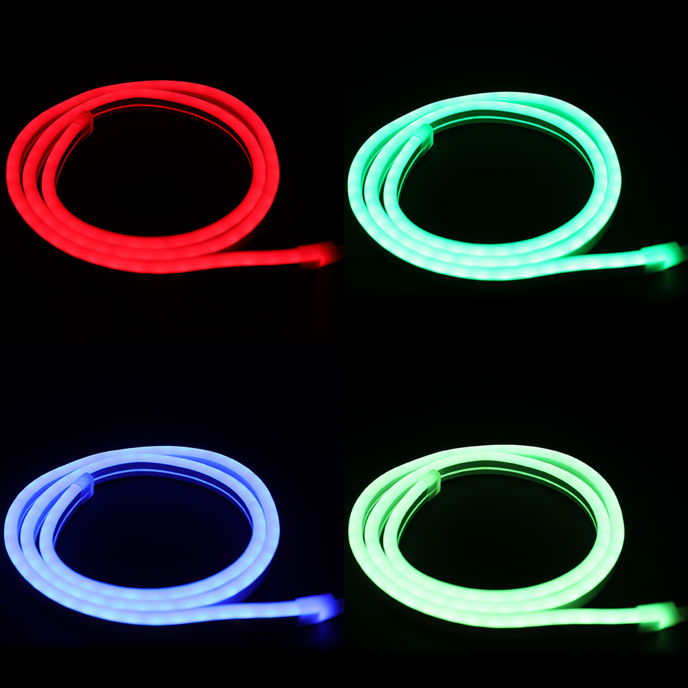 12V WS2811 Neon Strip Lights 06x12mm Dome Top Side Emitting 5m Addressable RGB 12V WS2811 Neon Strip Lights 06x12mm Dome Top Side Emitting 5m Addressable RGB